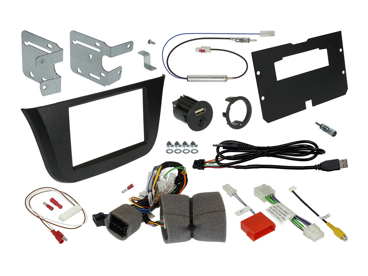 1DIN Alpine Halo és 2DIN beépítőkészlet CAN- UART interfésszel az Iveco Daily 7 számára